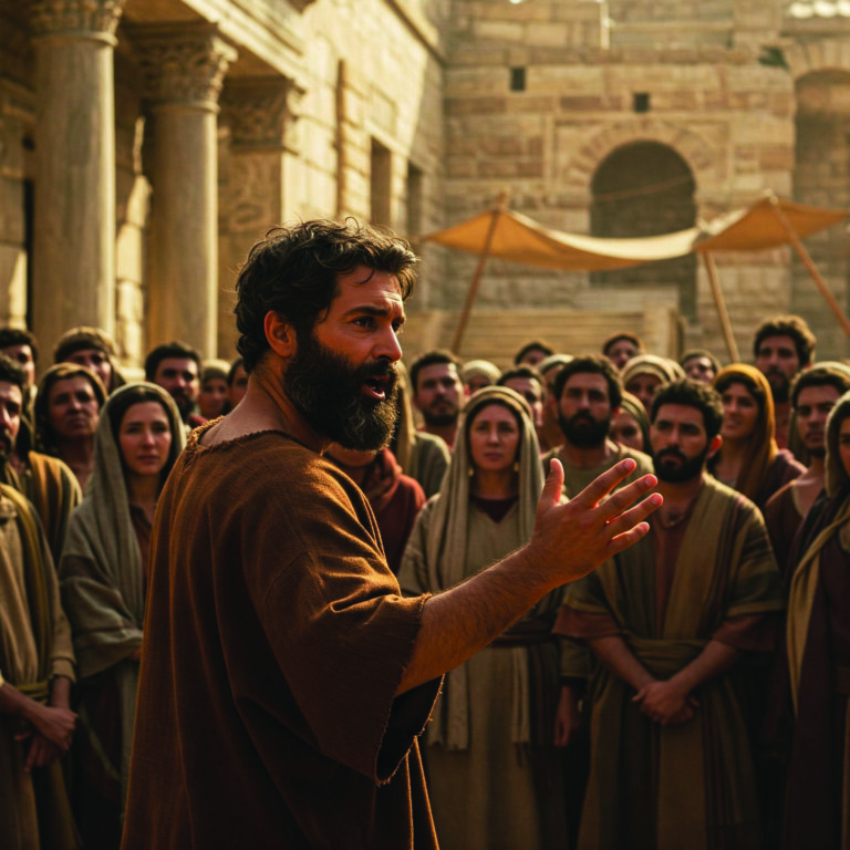 Image of the apostle Paul in an article on the Nicaea Council
