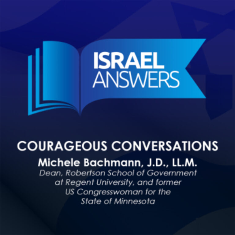 Israel, the Next Generation, and You: Dr. Susan Michael with Former Congresswoman and Dean of Regent University Michele Bachmann