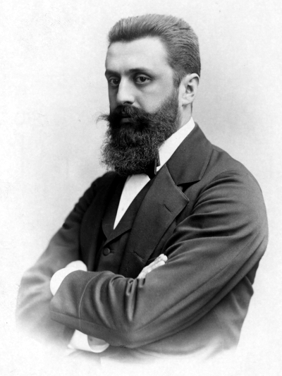 The father of the Zionist Movement, Theodore Herzl