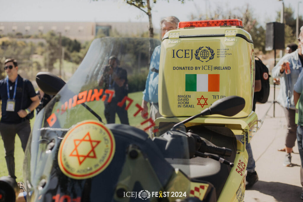 A medi-cycle donated by ICEJ