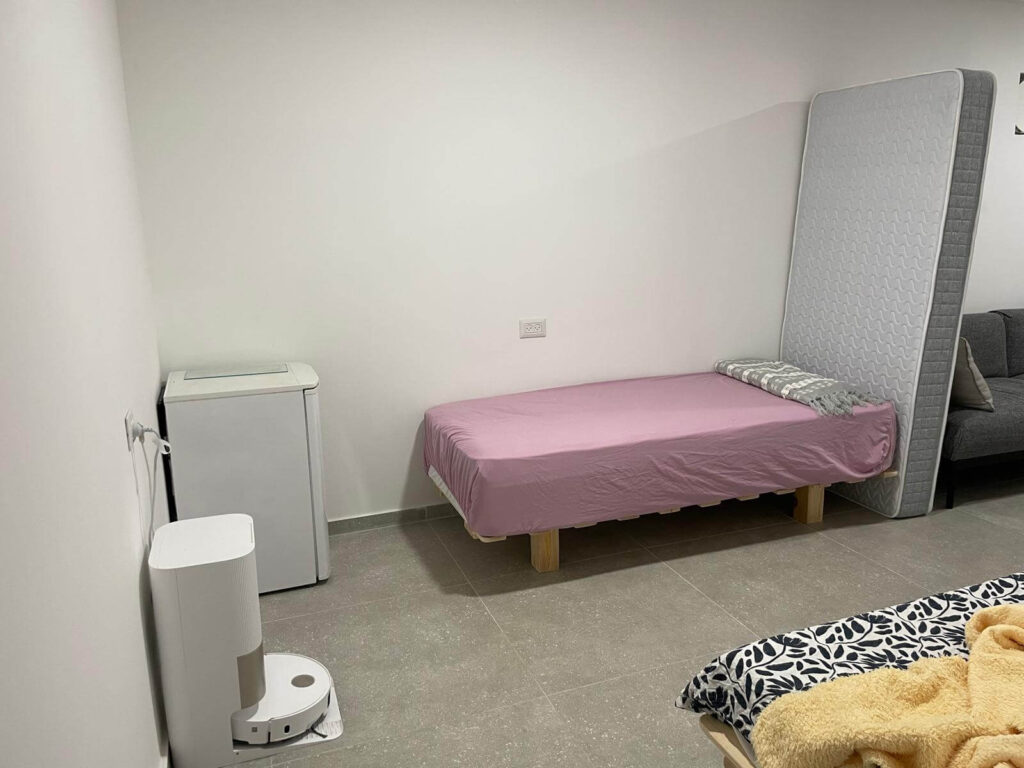 Household furniture and mattresses at Yad Mordechai donated by ICEJ