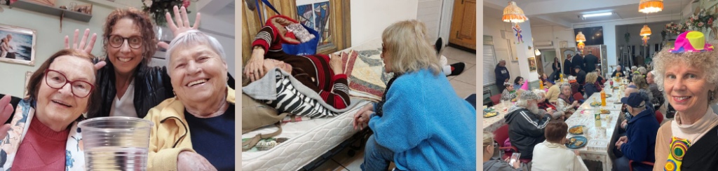 ICEJ staff provided 24/7 care and shelter for Holocaust Survivors in Israel during the recent war with Iran.