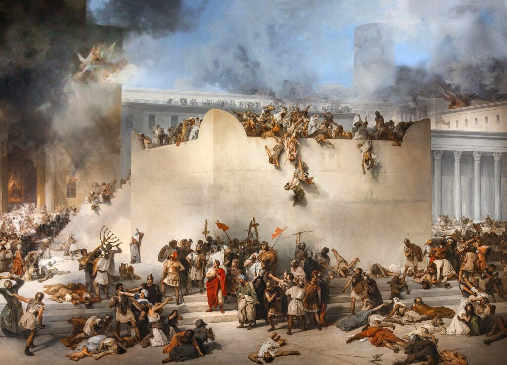 Destruction of the Jerusalem Temple (Francesco Hayez, 1791–1882)