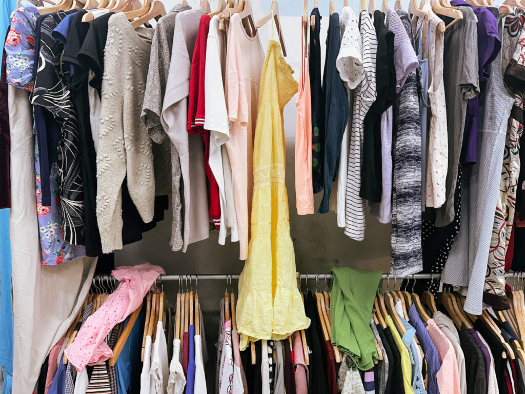 Donated clothes